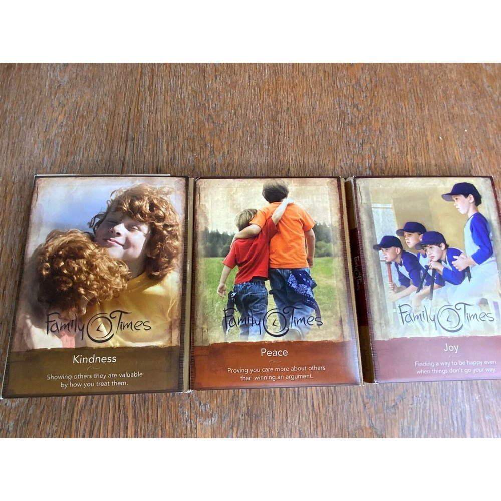 Family Times DVD Joy Kindness Peace Lot 3 Based on Biblical Christian Parenting